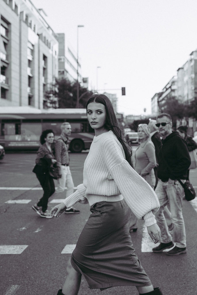 Jersey Oversize con Manga Globo