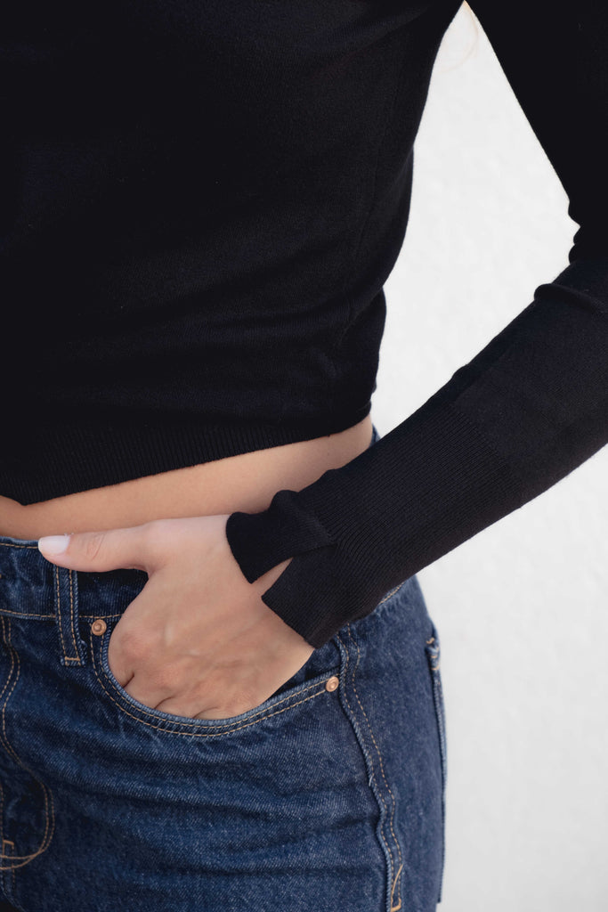 jersey basico punto cuello subido